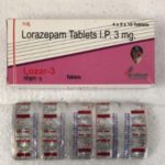 100 - Lorazepam 3MG Tablets
